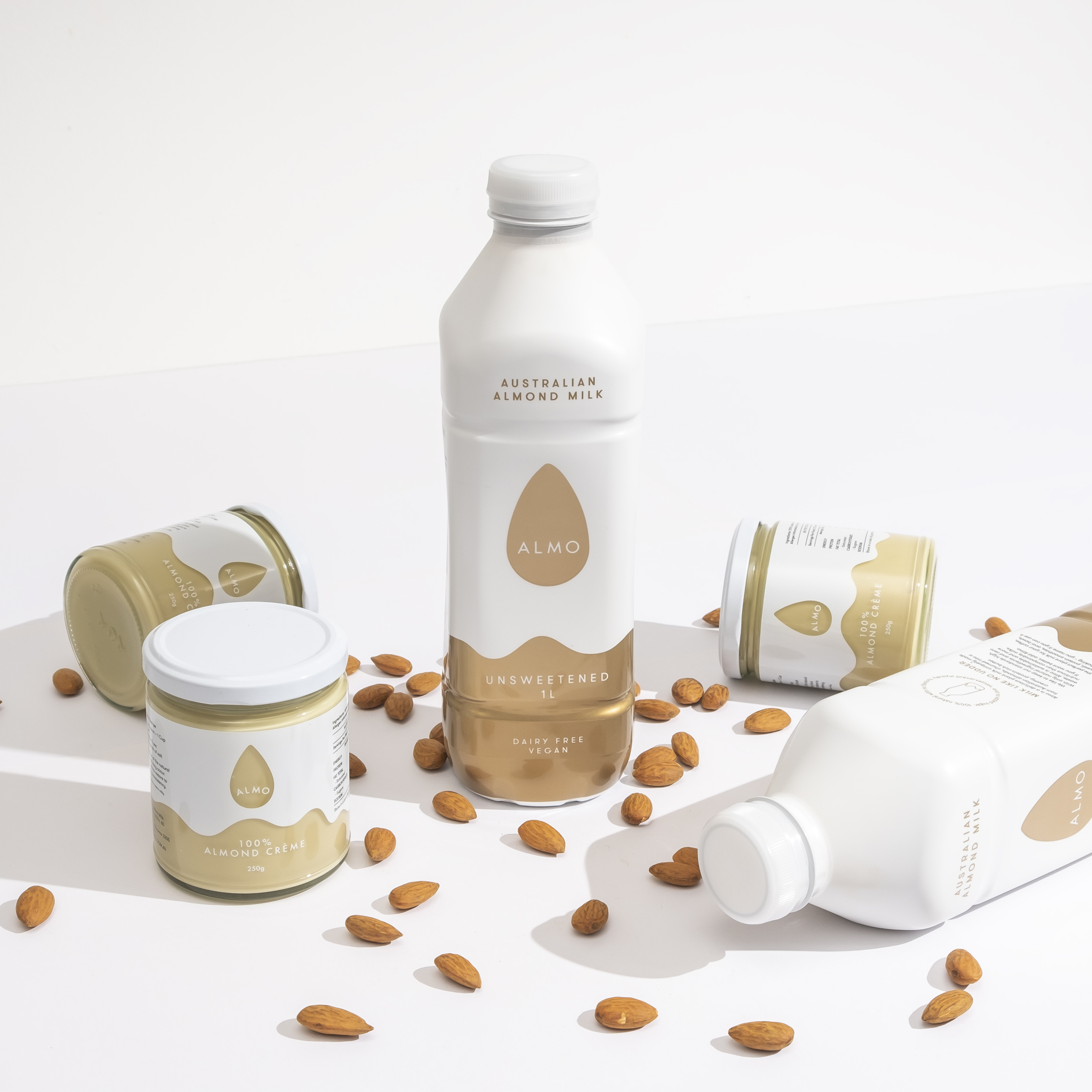 ALMO milk design, packaging, marketing