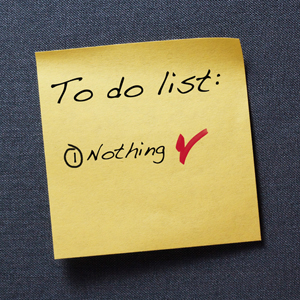 To-do list, written on post-it note