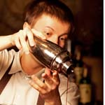 bartender pouring cocktail