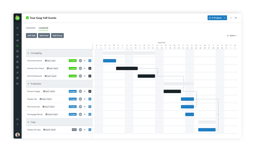 Creative Project Management Software = inMotion