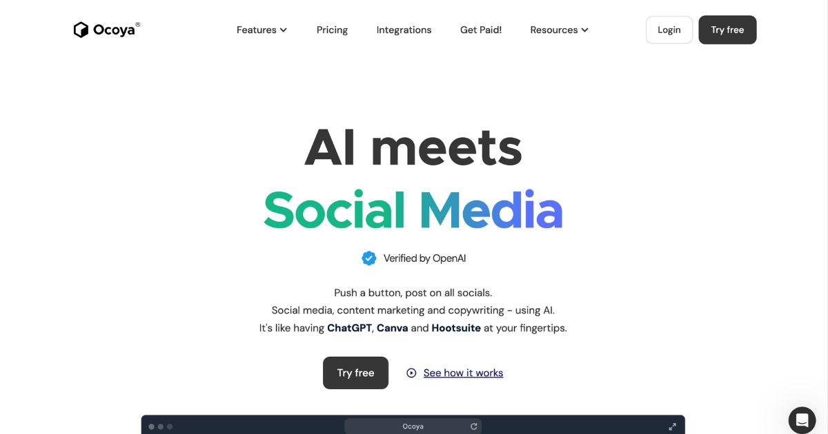 Ocoya : Transformez vos réseaux sociaux avec l’IA
