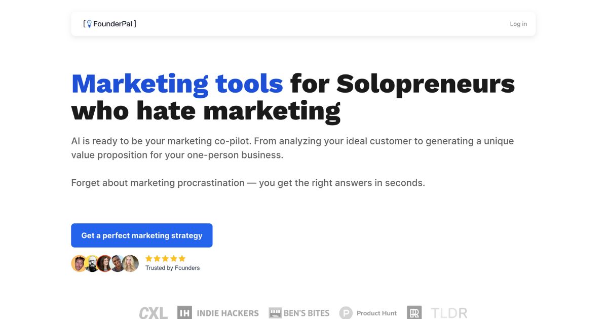 FounderPal : outils marketing pour les solopreneurs