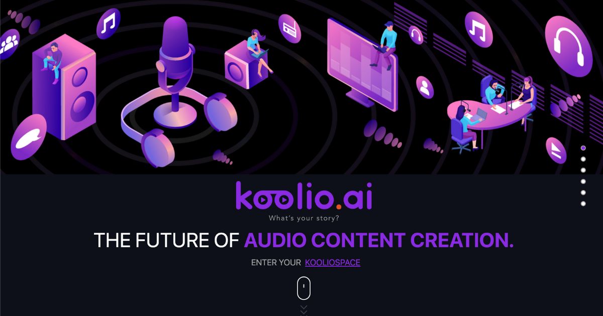 Koolio: Audio content creation