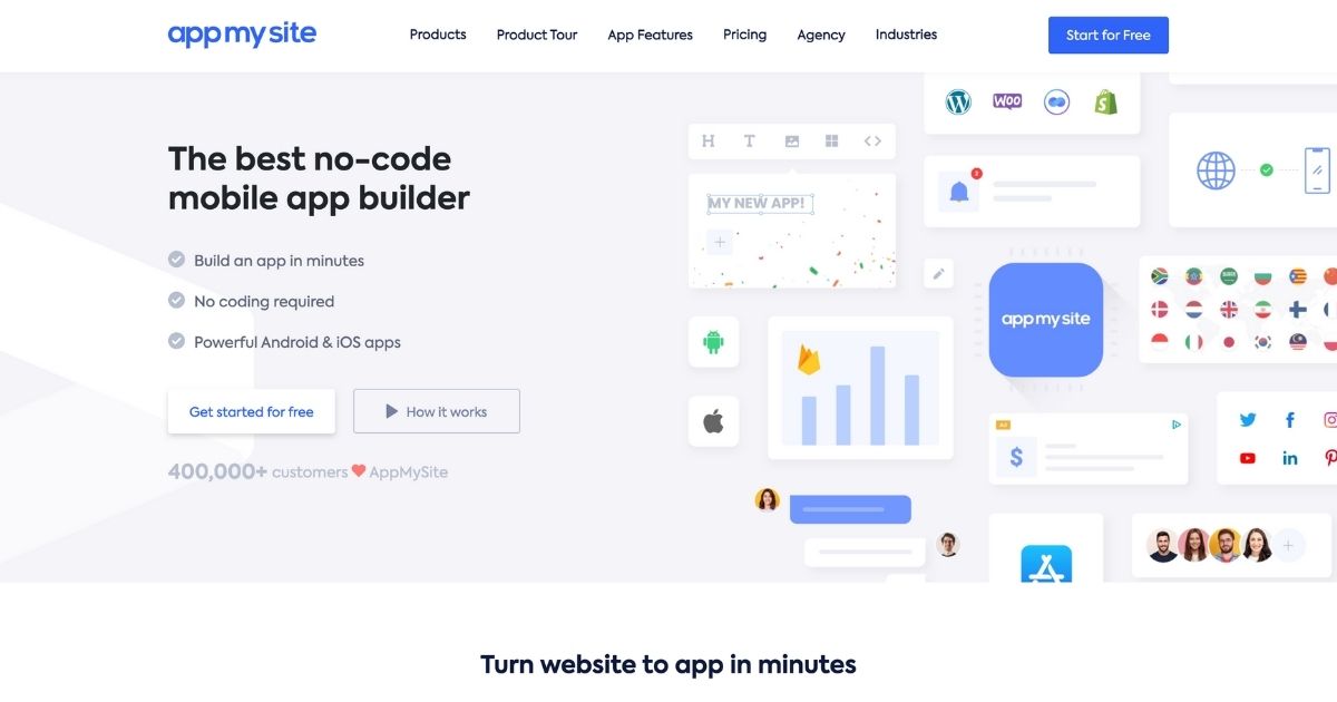 AppMySite : un créateur d’applications sans code pour chaque entreprise