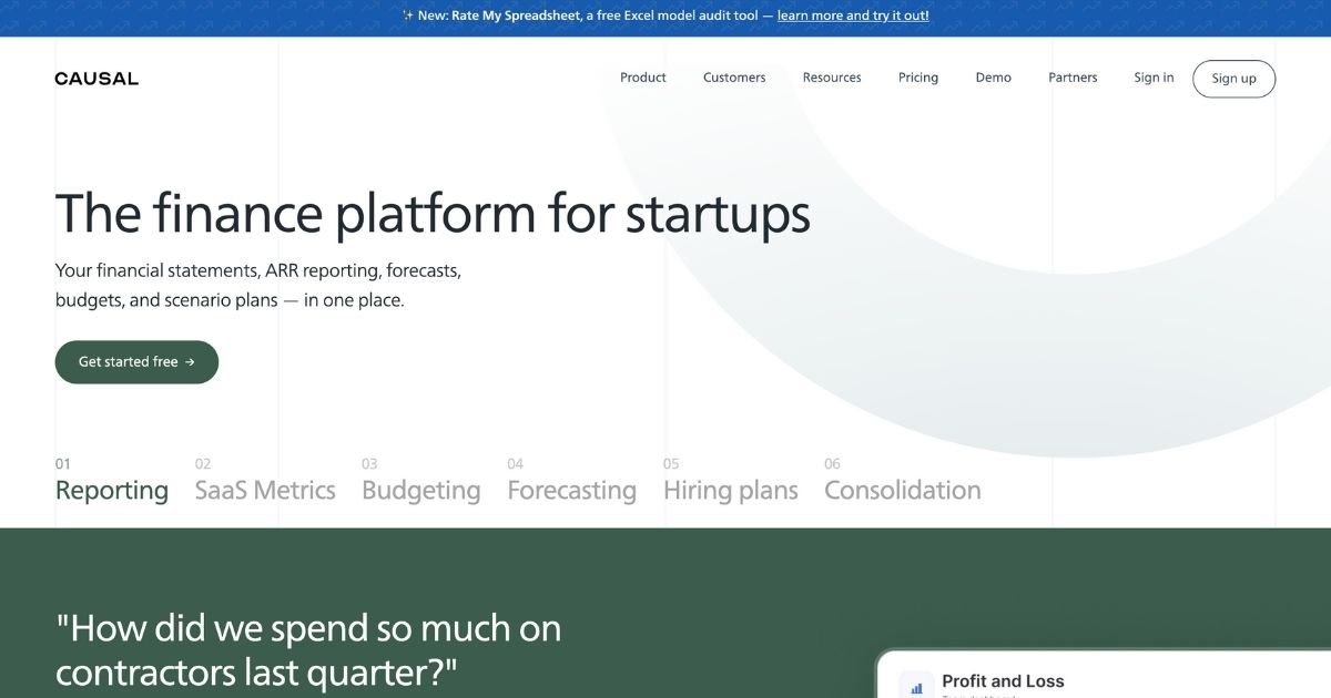 CausalApp : La plateforme de finance pour les startups