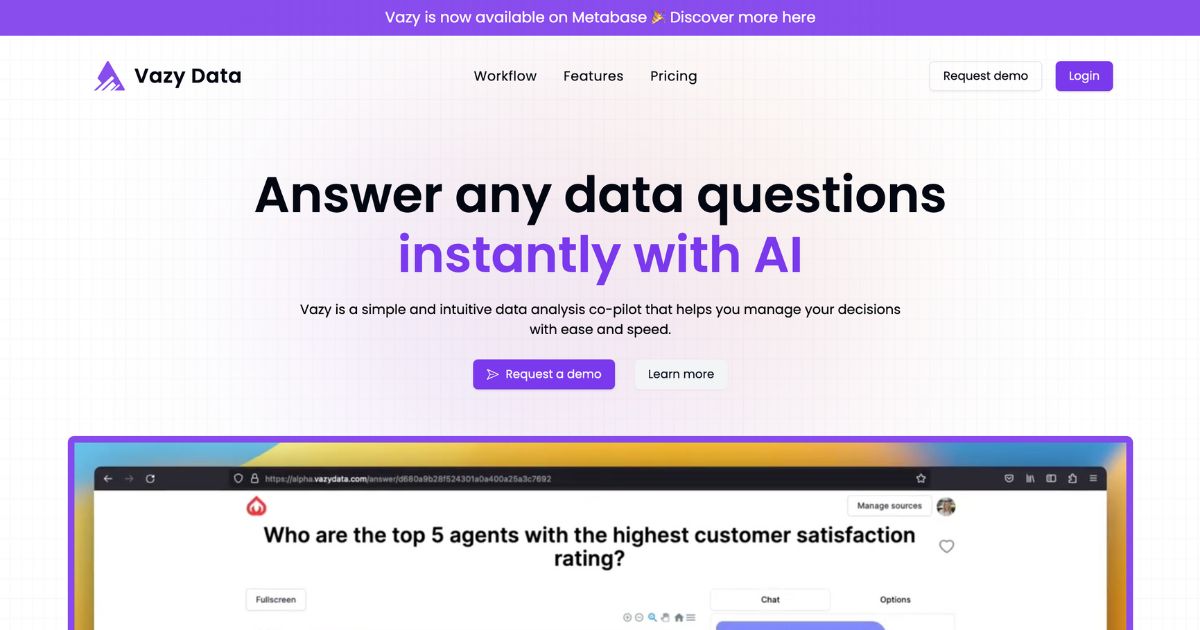 VazyData : analyse de données basée sur l’IA – –