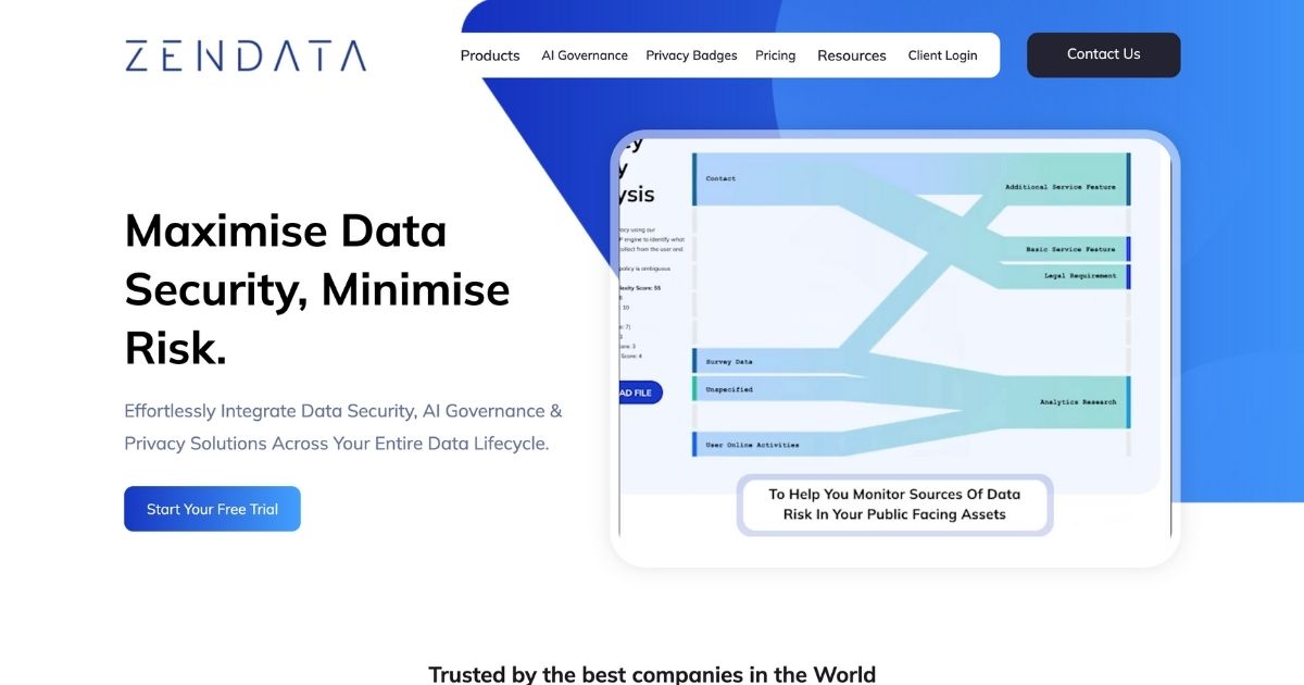 ZenData : solutions de sécurité des données, de gouvernance de l’IA et de confidentialité