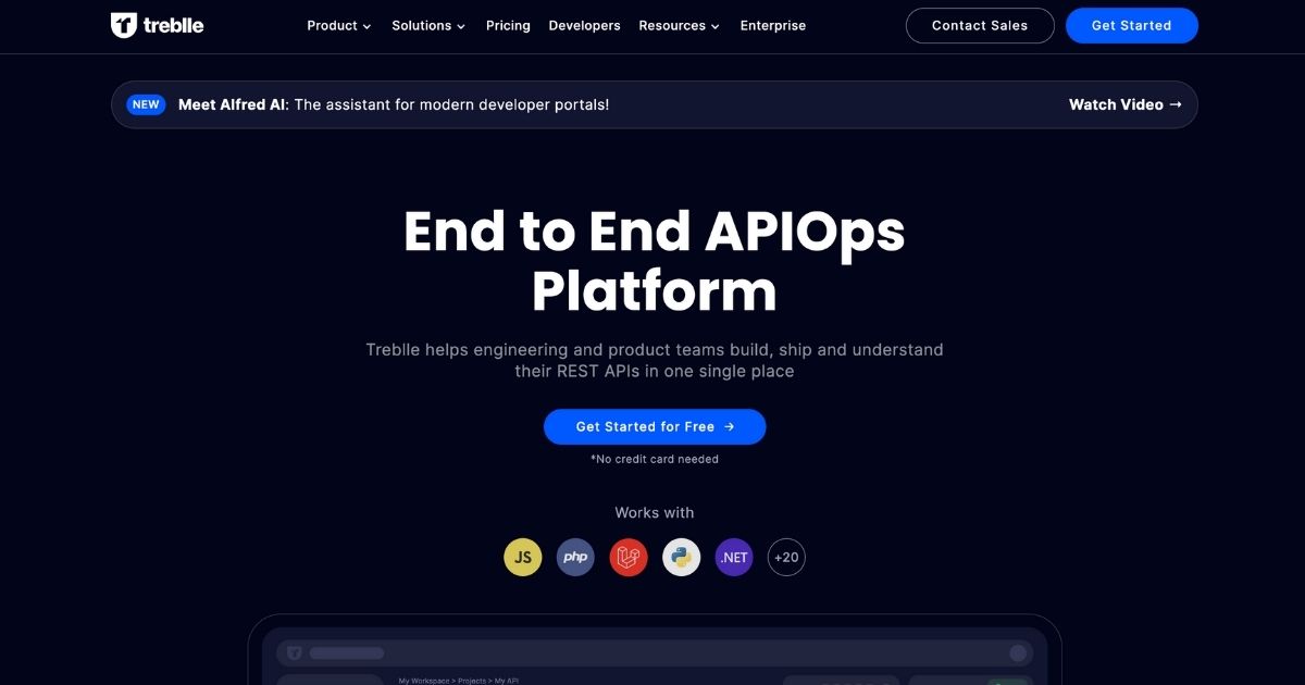 Treblle: End to End APIOps Platform