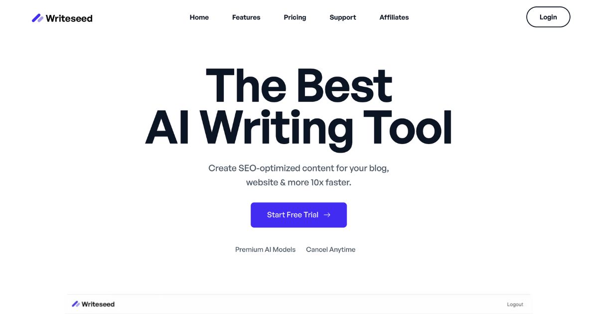 WriteSeed: Create SEO-optimized content with AI