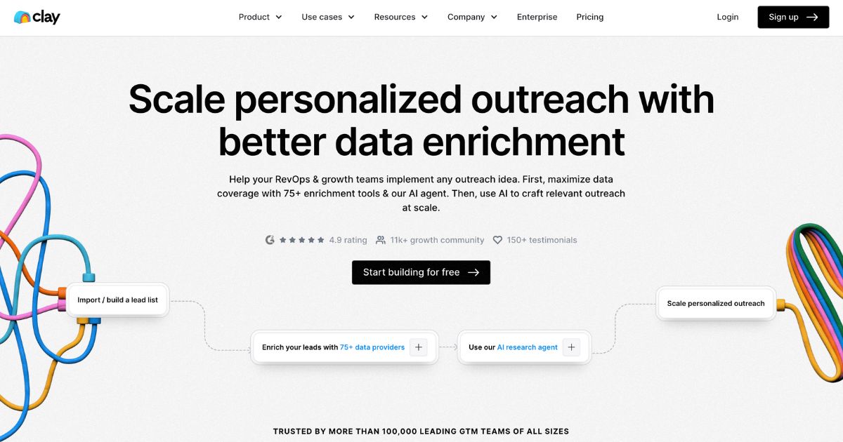 Clay: Data enrichment tool for business growth