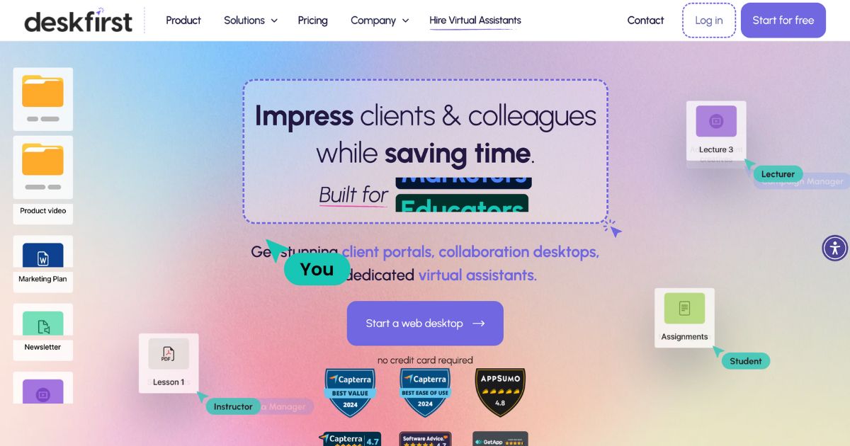 DeskFirst: Business collaboration platform