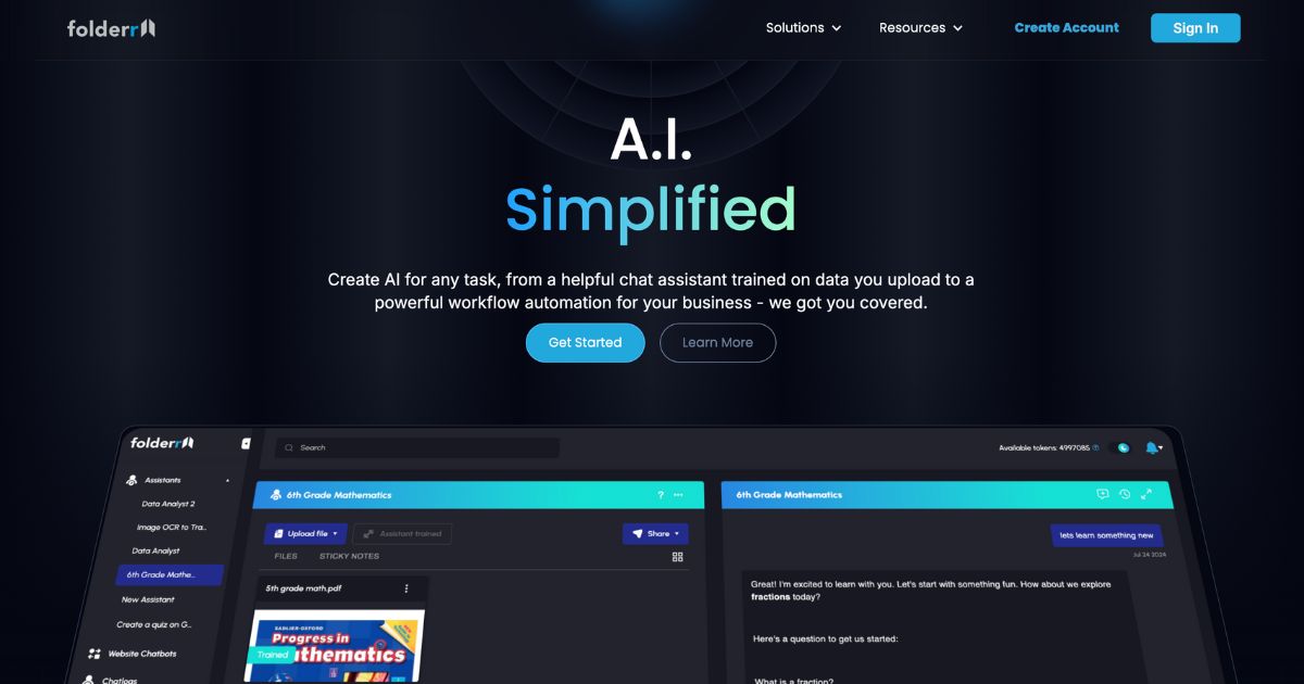 Folderr: Simplifying AI for any task