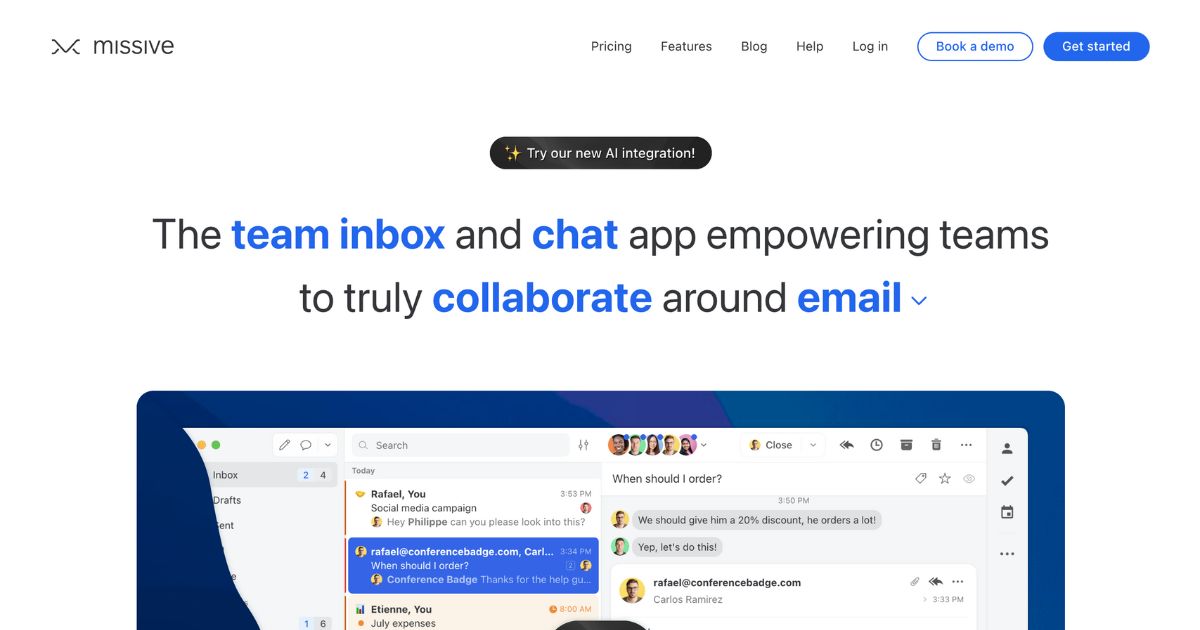 MissiveApp: Team inbox chat tool