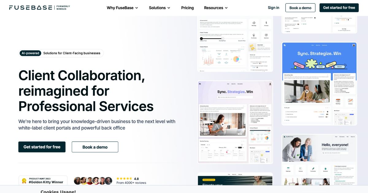 NimbusWeb: Client collaboration & management