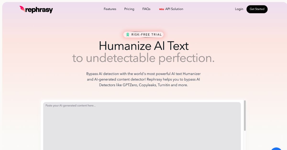 Rephrasy: AI Text Humanization Tool