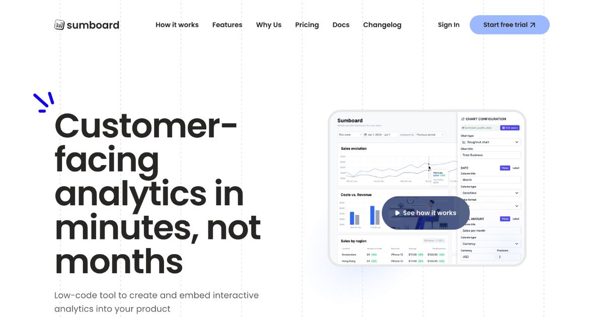 Sumboard: Fast and easy customer analytics