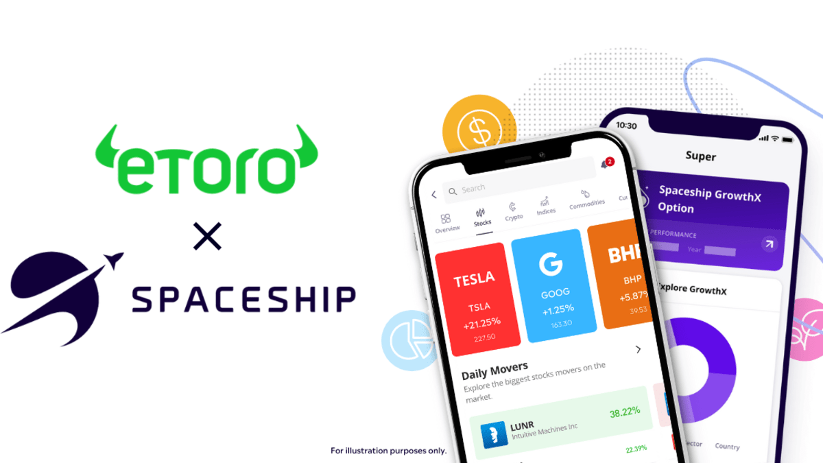 eToro to acquire Australian investment app Spaceship for  million