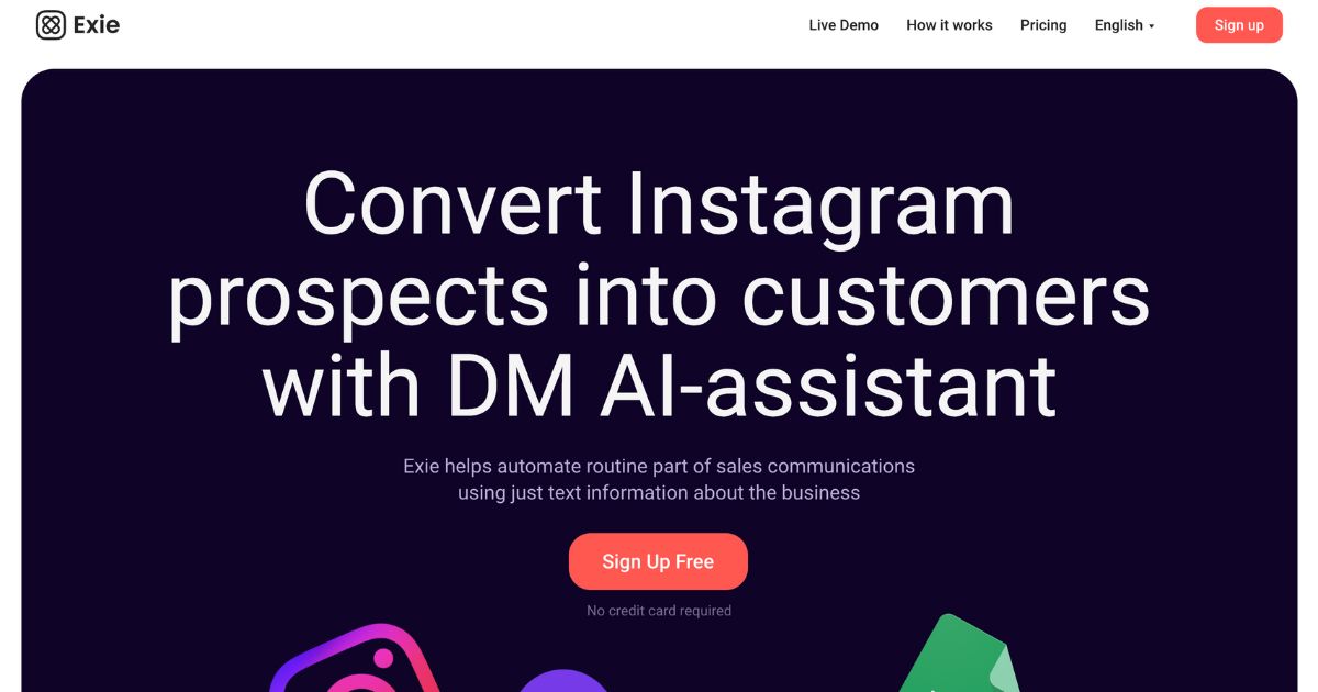 Exie: Instagram DM AI assistant