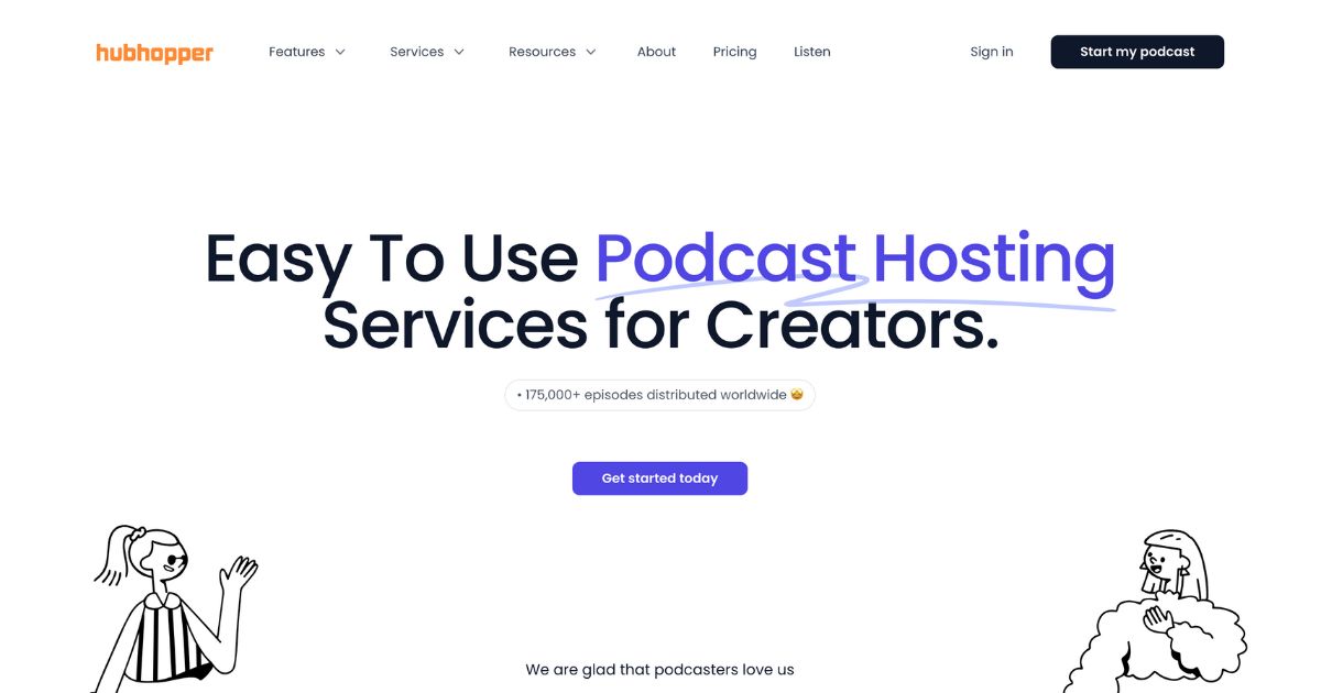 HubHopper: Easy podcast hosting services