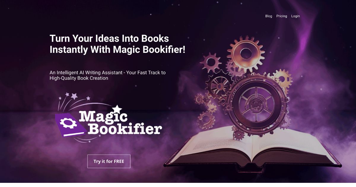 MagicBookifier: AI-powered book writing assistant