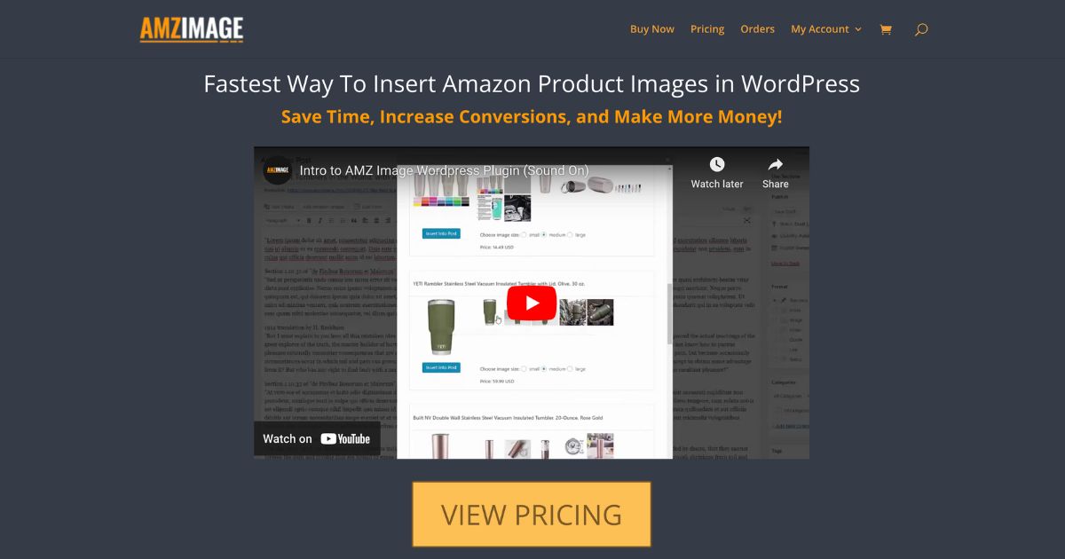 AMZImage: Amazon product image plugin