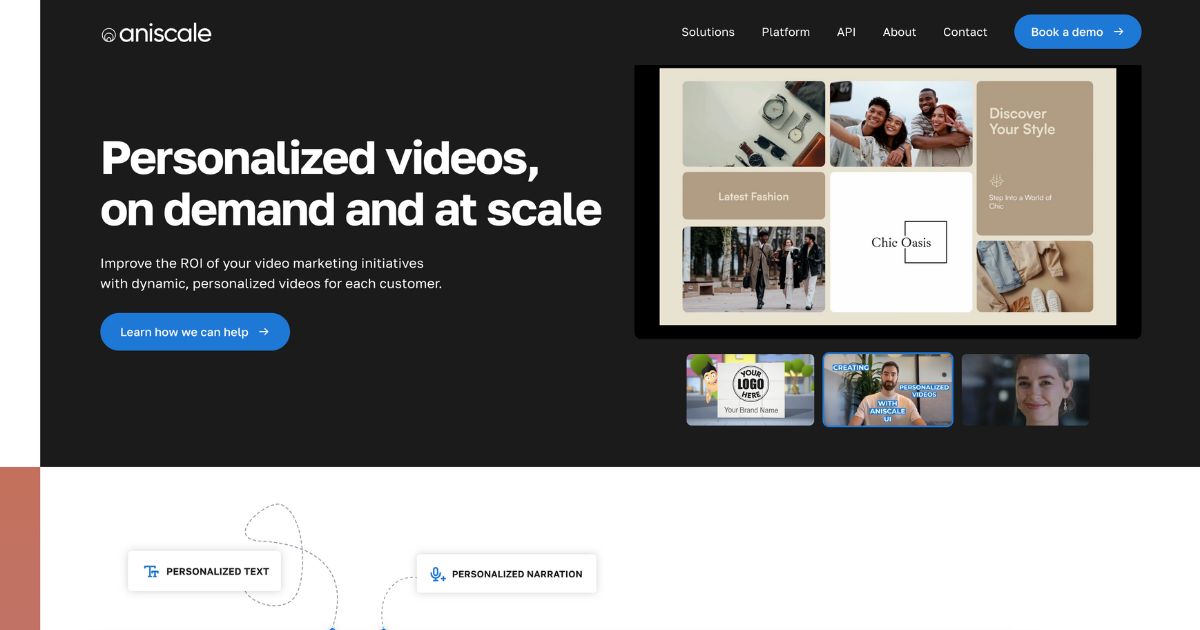 AniScale: Personalized videos at scale