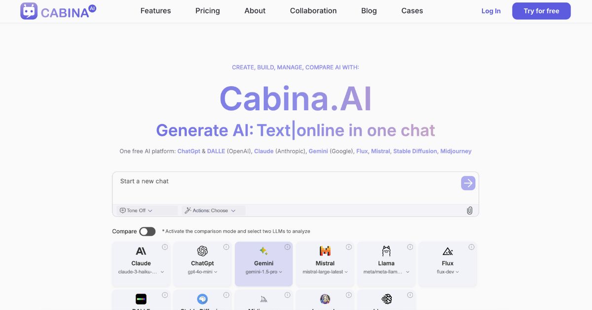 CabinaAI: AI content generation tool – Dynamic Business