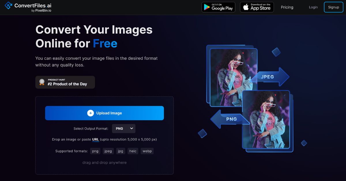 ConvertFiles: Free online image converter