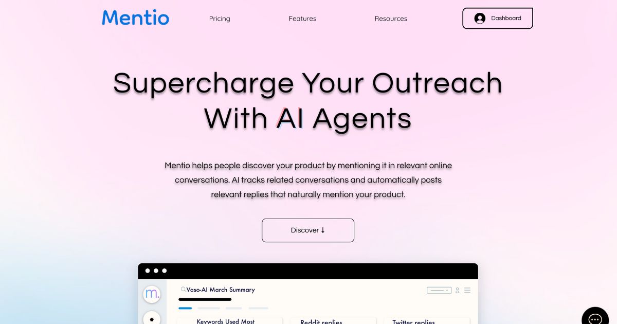 Mentio: AI-powered product mention tool – Dynamic Business