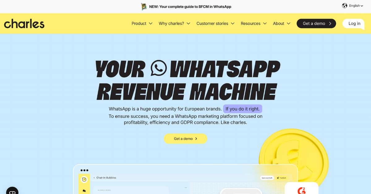 HelloCharles: WhatsApp marketing platform for businesses