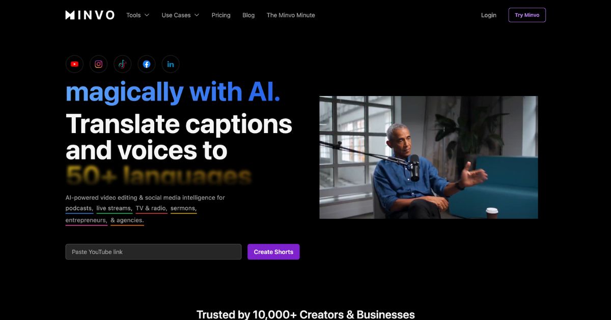 Minvo: AI-powered video editing tool – Dynamic Business