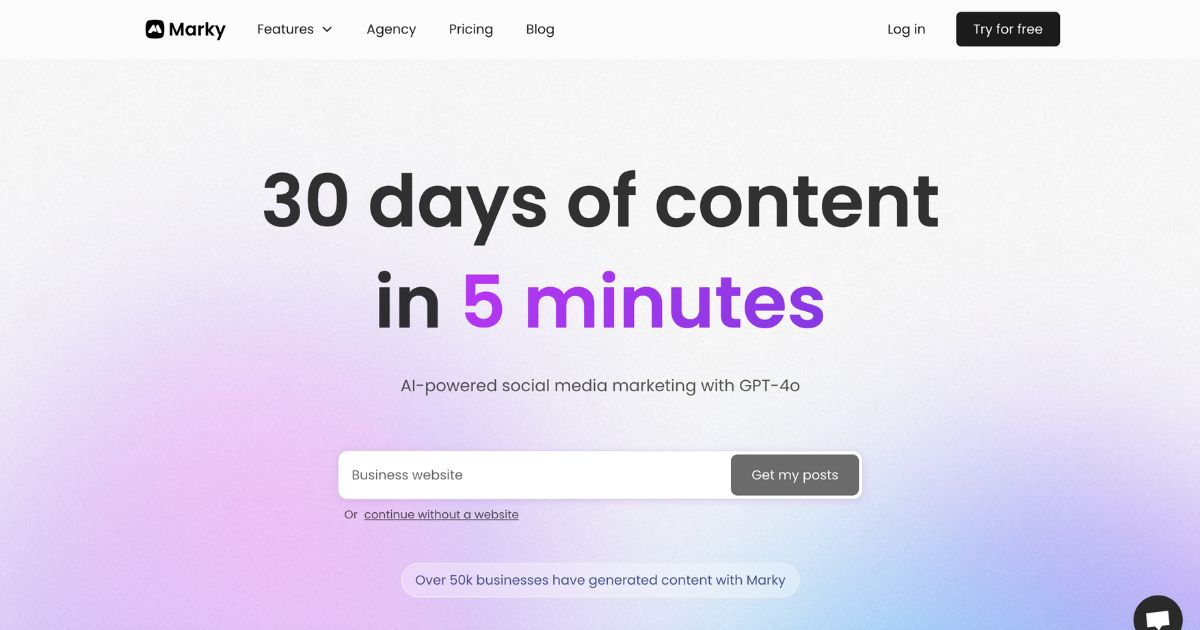 Marky: AI-powered social media marketing tool – Dynamic Business