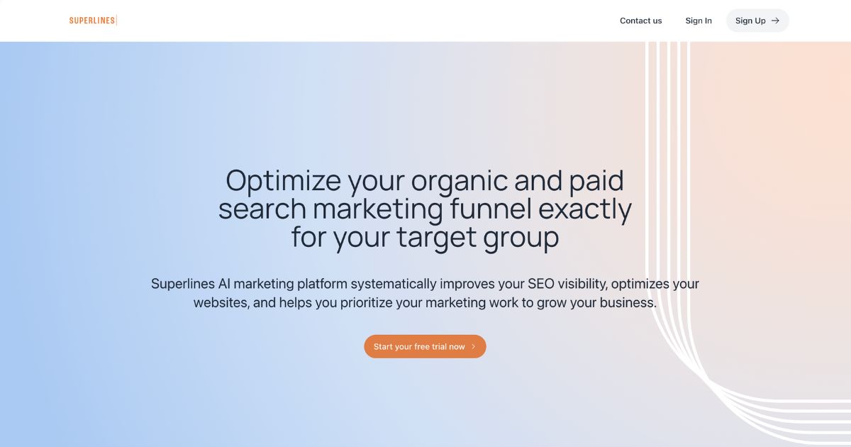 Superlines: AI marketing platform for growth