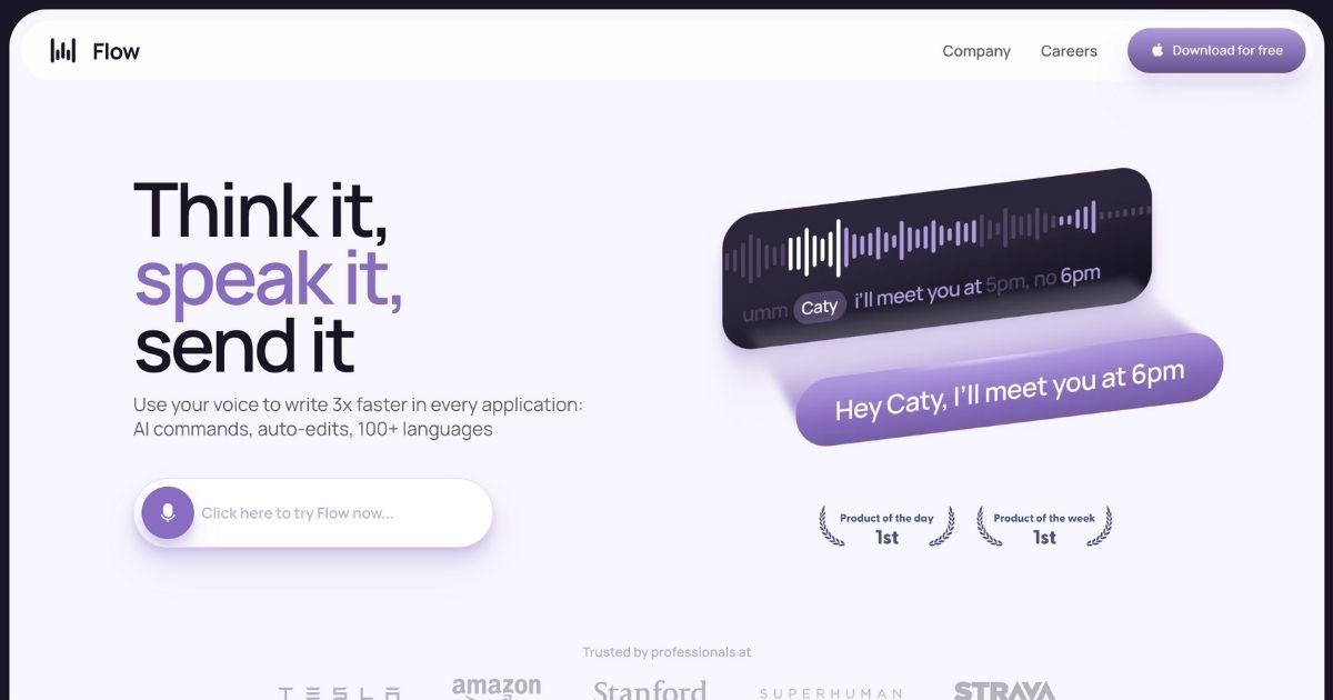 FlowVoice: Voice-powered AI writing tool