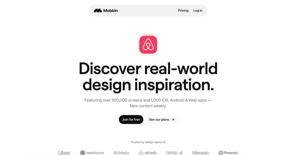 Mobbin: Design inspiration tool – Dynamic Business