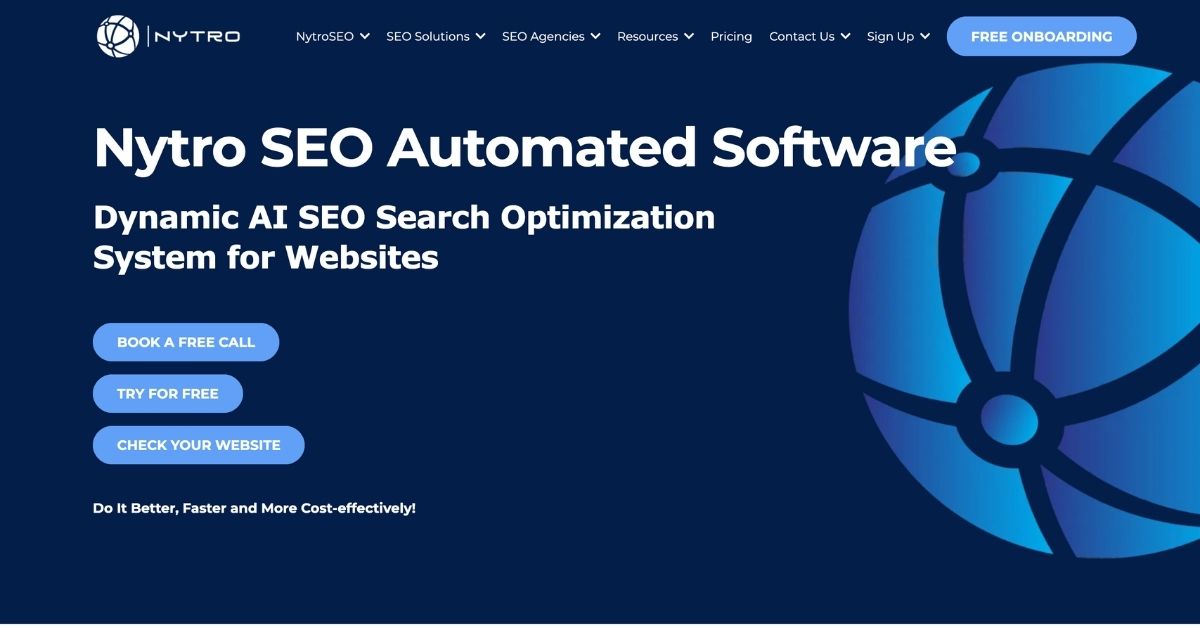 NytroSEO: AI-powered SEO automation tool