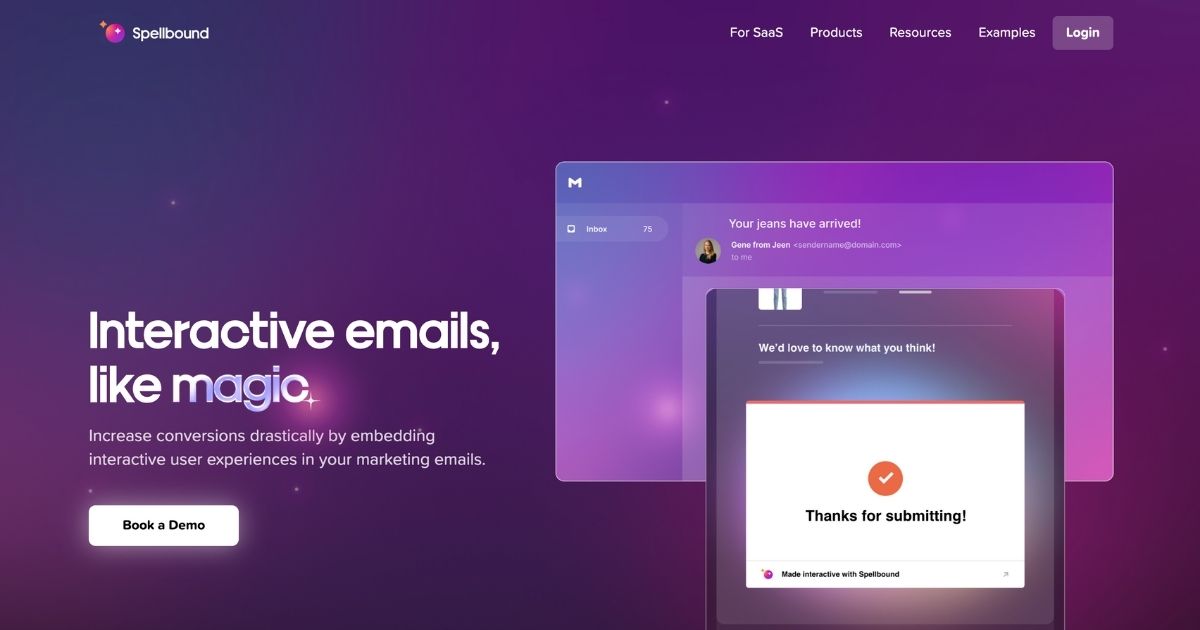 Spellbound: Interactive email enhancement tool