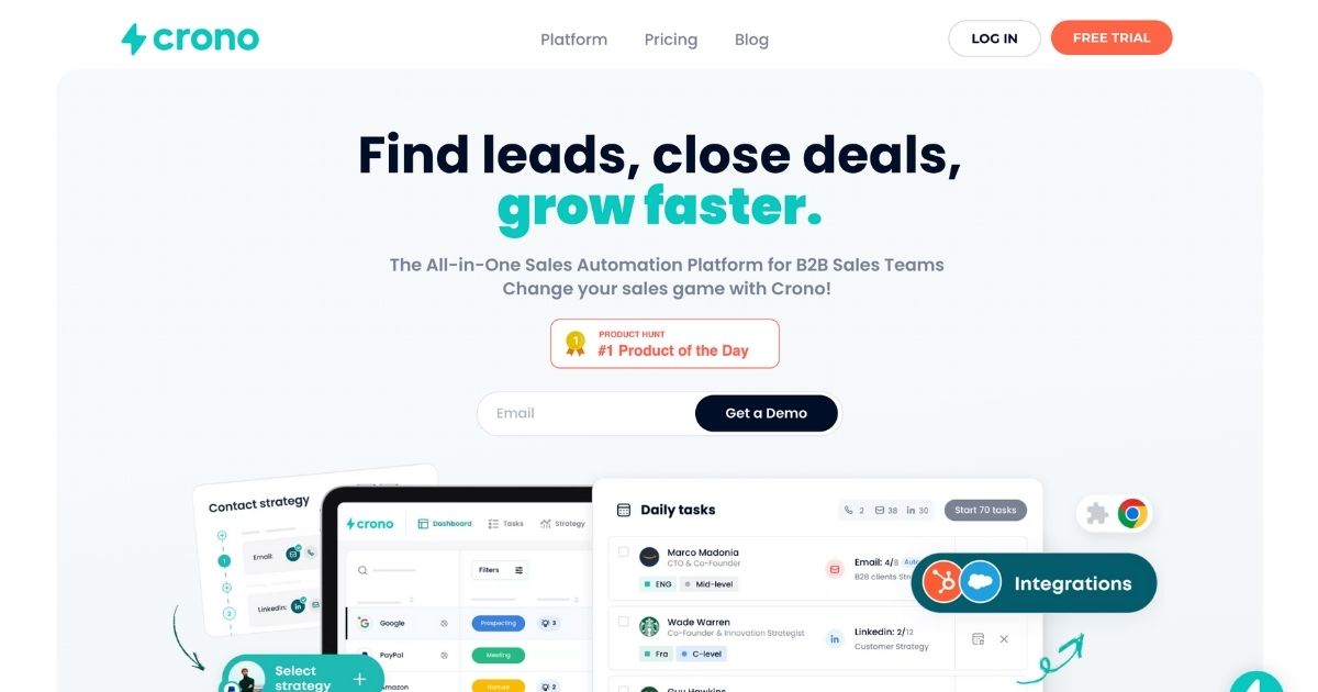 Crono: All-in-one B2B sales automation
