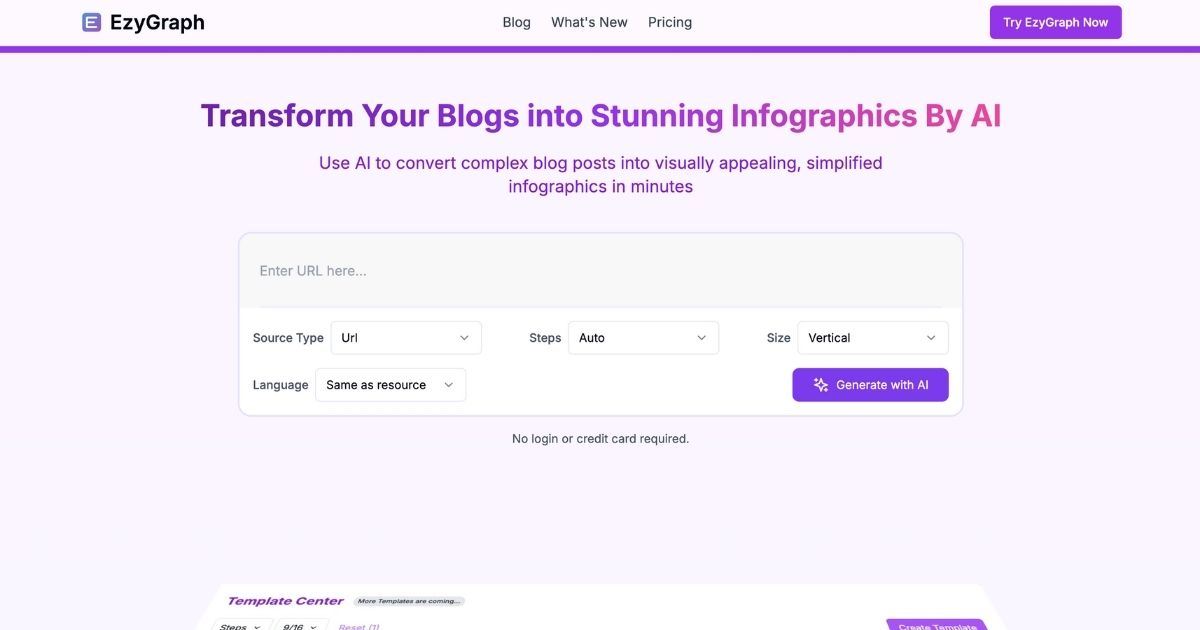 EzyGraph: Blog to infographic converter