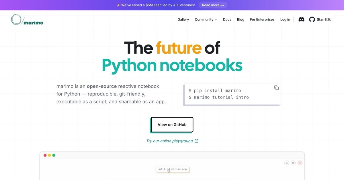 Marimo: Future of Python Notebooks