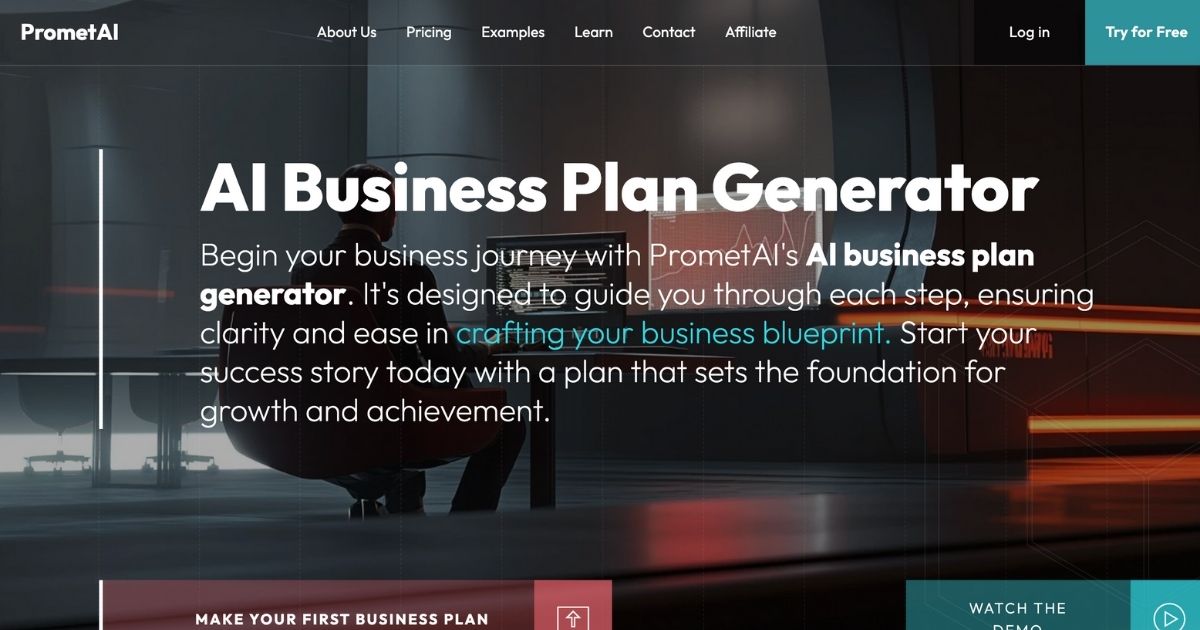 PrometAI: AI business plan generator