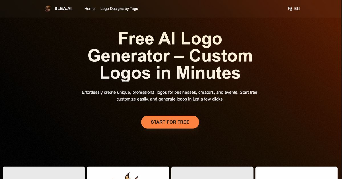 SleaAI: Free AI logo generator