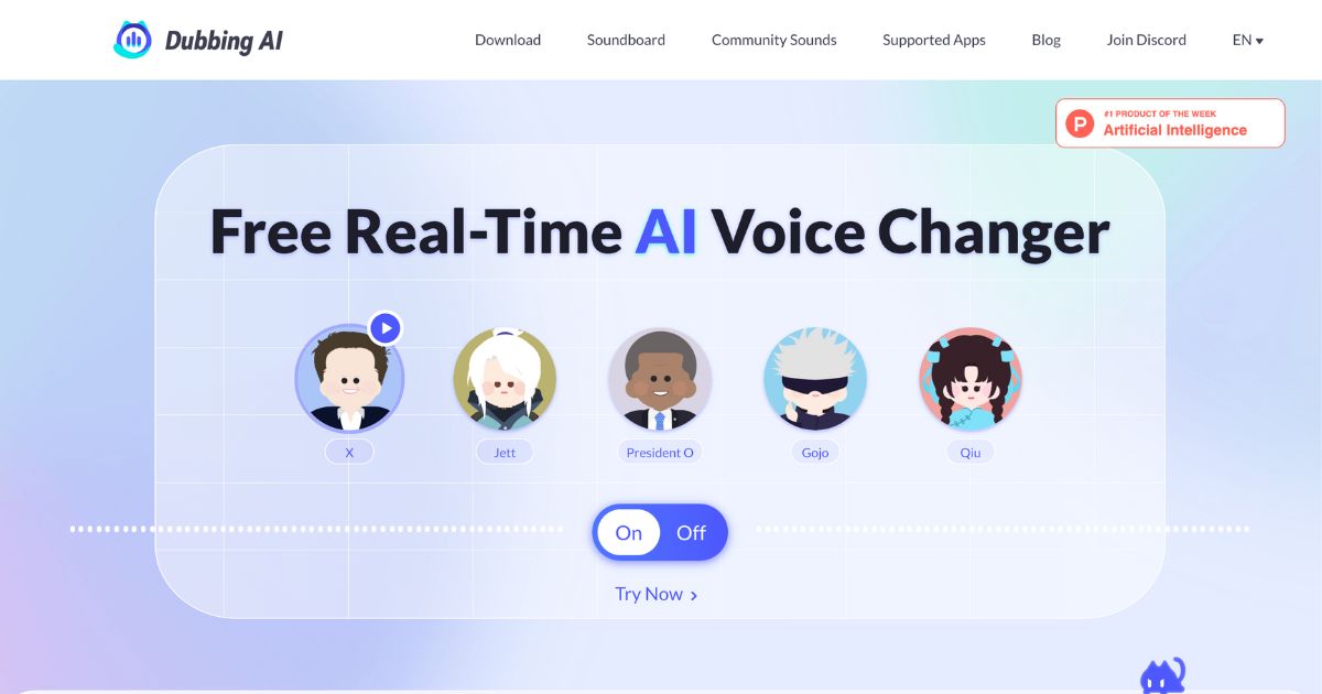 DubbingAI: AI voice changer