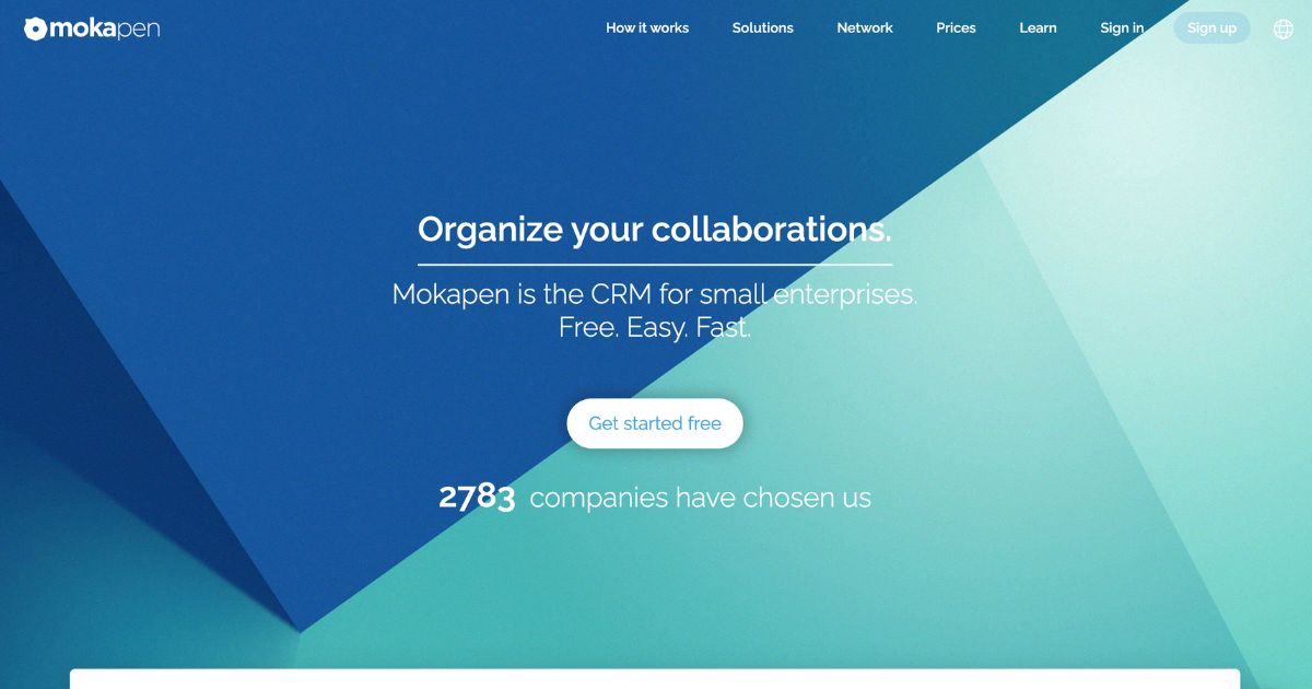 Mokapen: Collaborative CRM platform