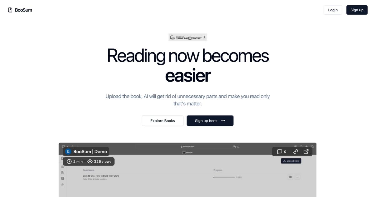 BooSum: Enhancing reading experience