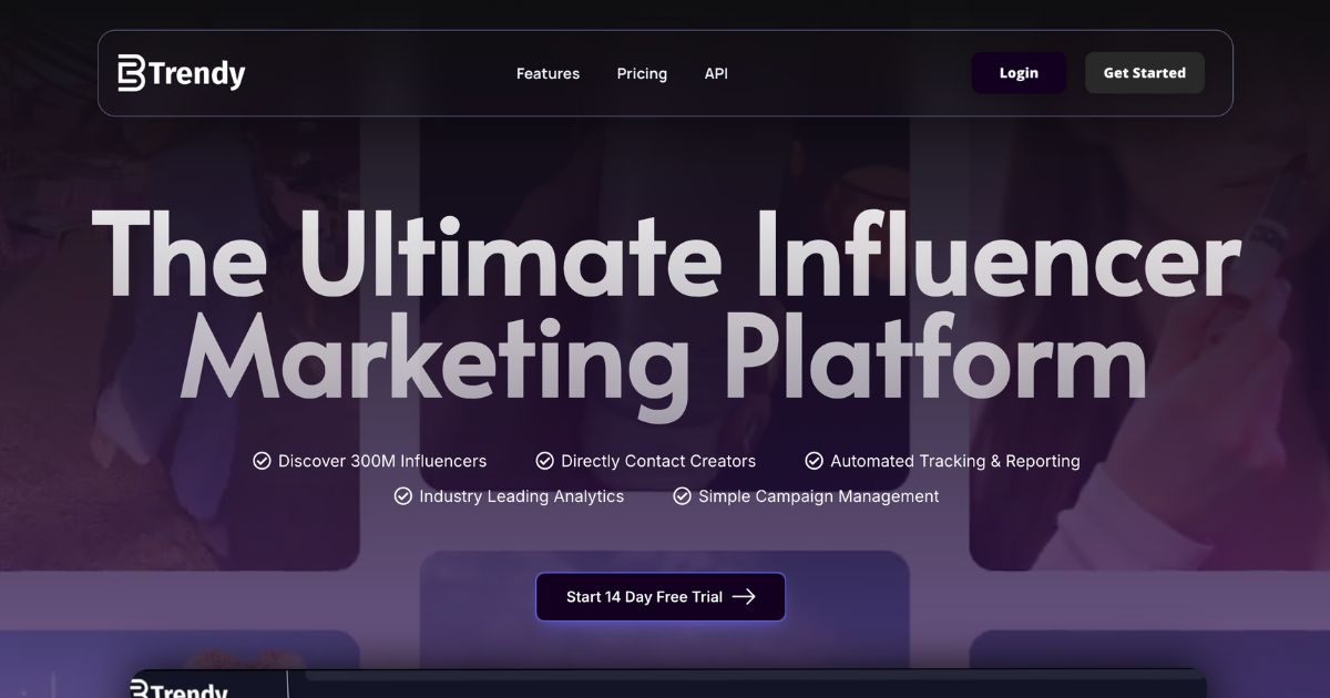 BTrendy: Influencer marketing platform