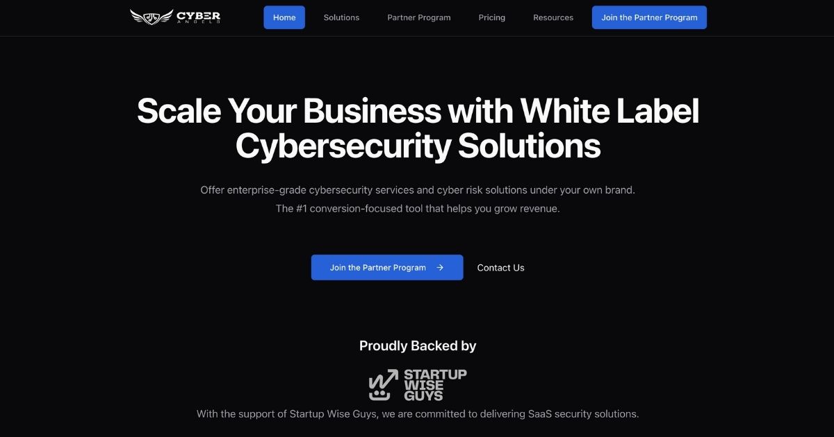 CyberAngels: White label cybersecurity platform