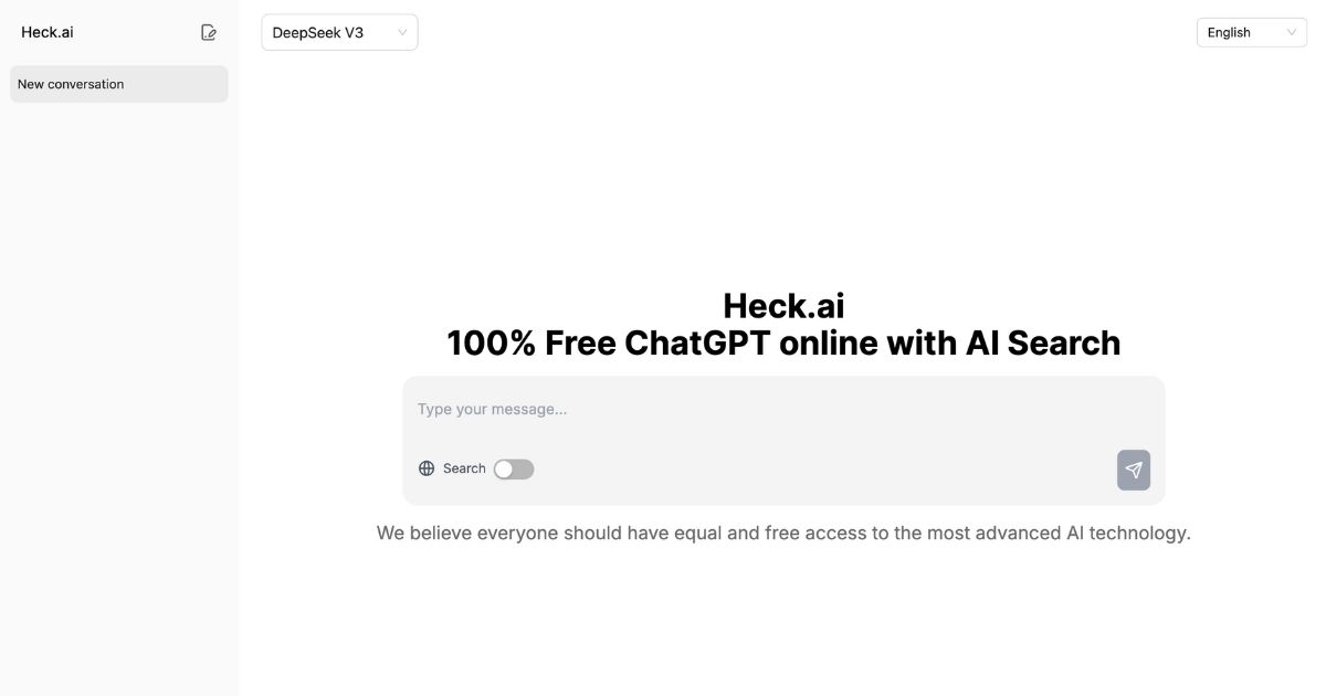 Heck.ai: Free AI chat assistant