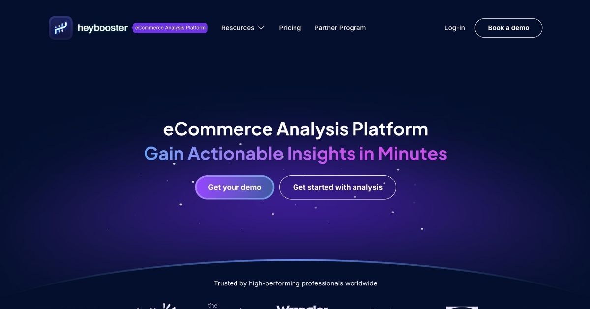 HeyBooster: eCommerce analysis and optimization