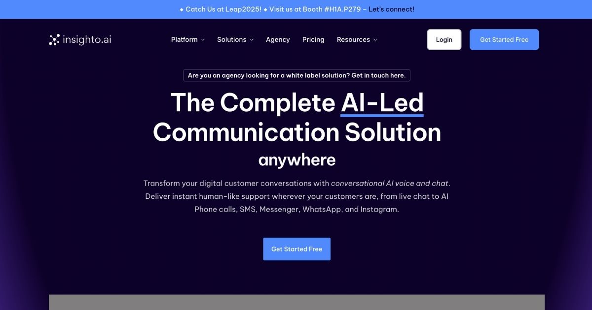 Insighto: AI communication solution